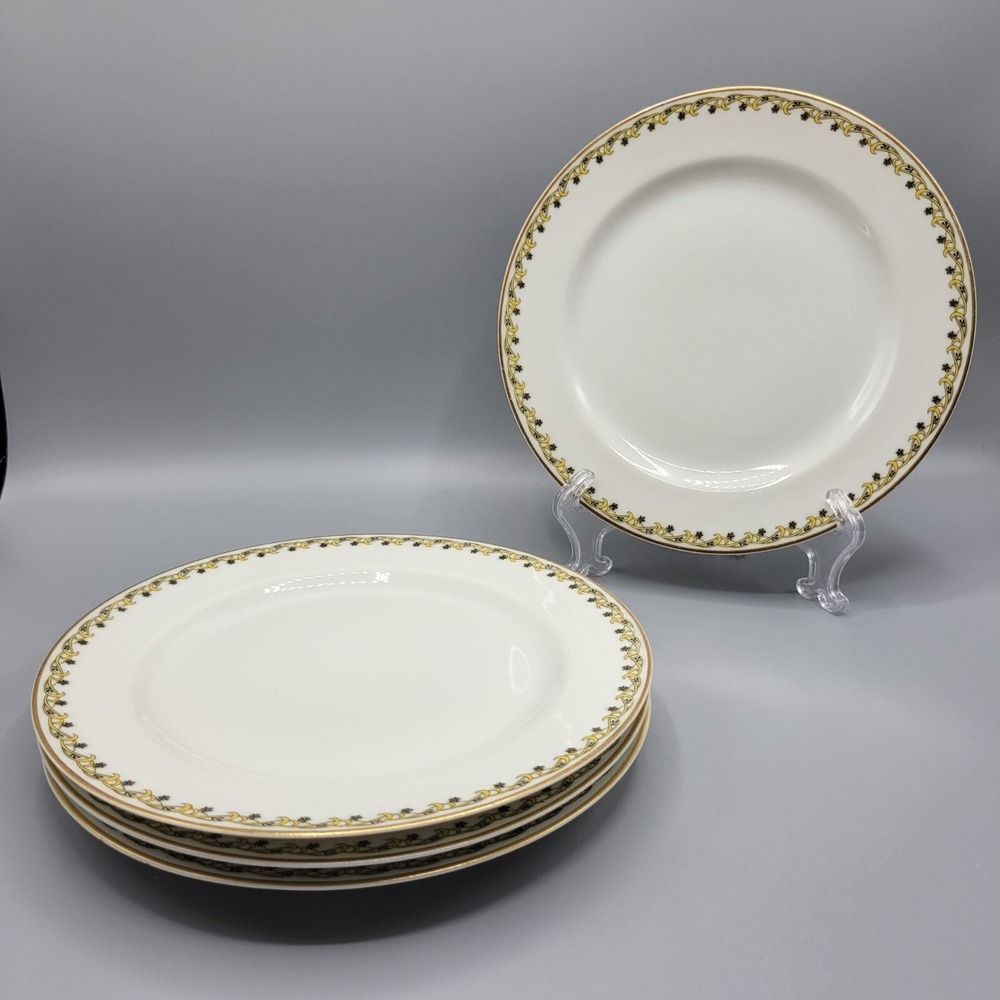 Vtg Haviland Limoges France Porcelain Salad Luncheon Plates 8.75" Set of 4
